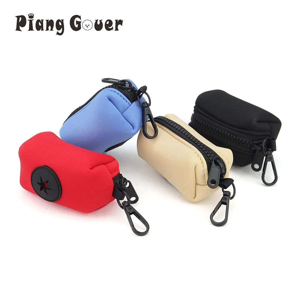 2pcs Cat Dog Poop Bag Outdoor Pet Garbage Storage Waste Pooper Bags Dispenser Leashes Accessories