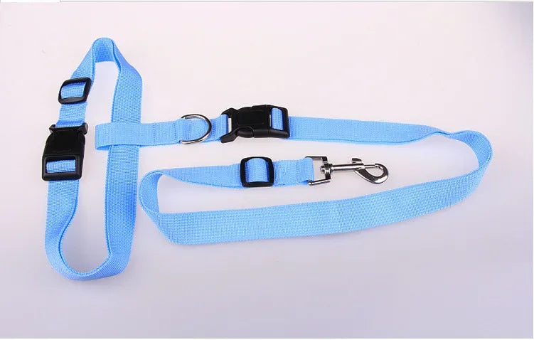 1PC Adjustable Hands Cat Dog Free Running Walking Jogging Pet Lead Leash Waist Belt Chest Strap Gift Traction Rope Pets Supplies