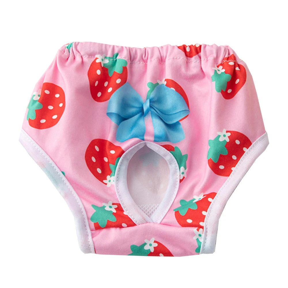 Princess Pet Panties Dog Clothes Menstrual Pants Flower Dog Diaper Female Puppy Physiological Pants Pet Physiological Pants