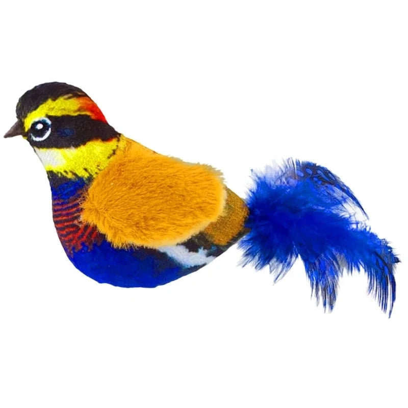 Toy Indoor Interactive Birds Toy for Cat Chasing Teasing Toy