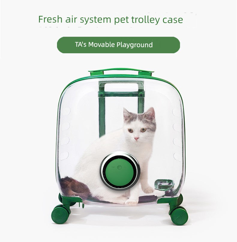 Space Capsule Trolley Large Cat Backpack Trolley Case