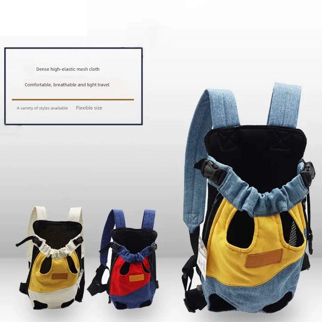 Pet Outing Convenient Breathable Chest Small Size Dogs Cat Bag