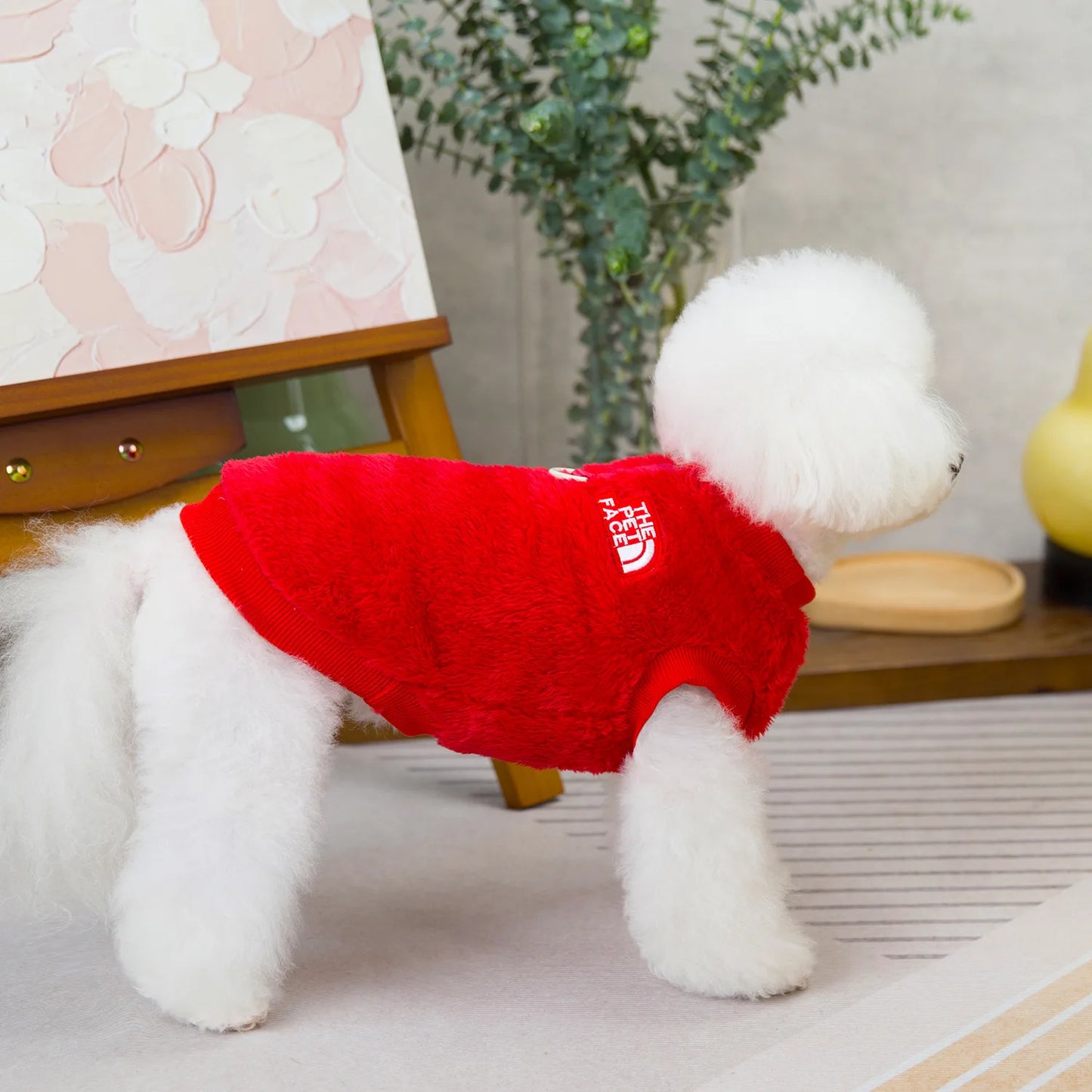 2024 New Dog Clothes Winter Dog Sweater for Small Dogs Warm Thermal Fleece Puppy Pullover Yorkie Chihuahua Pet Apparel