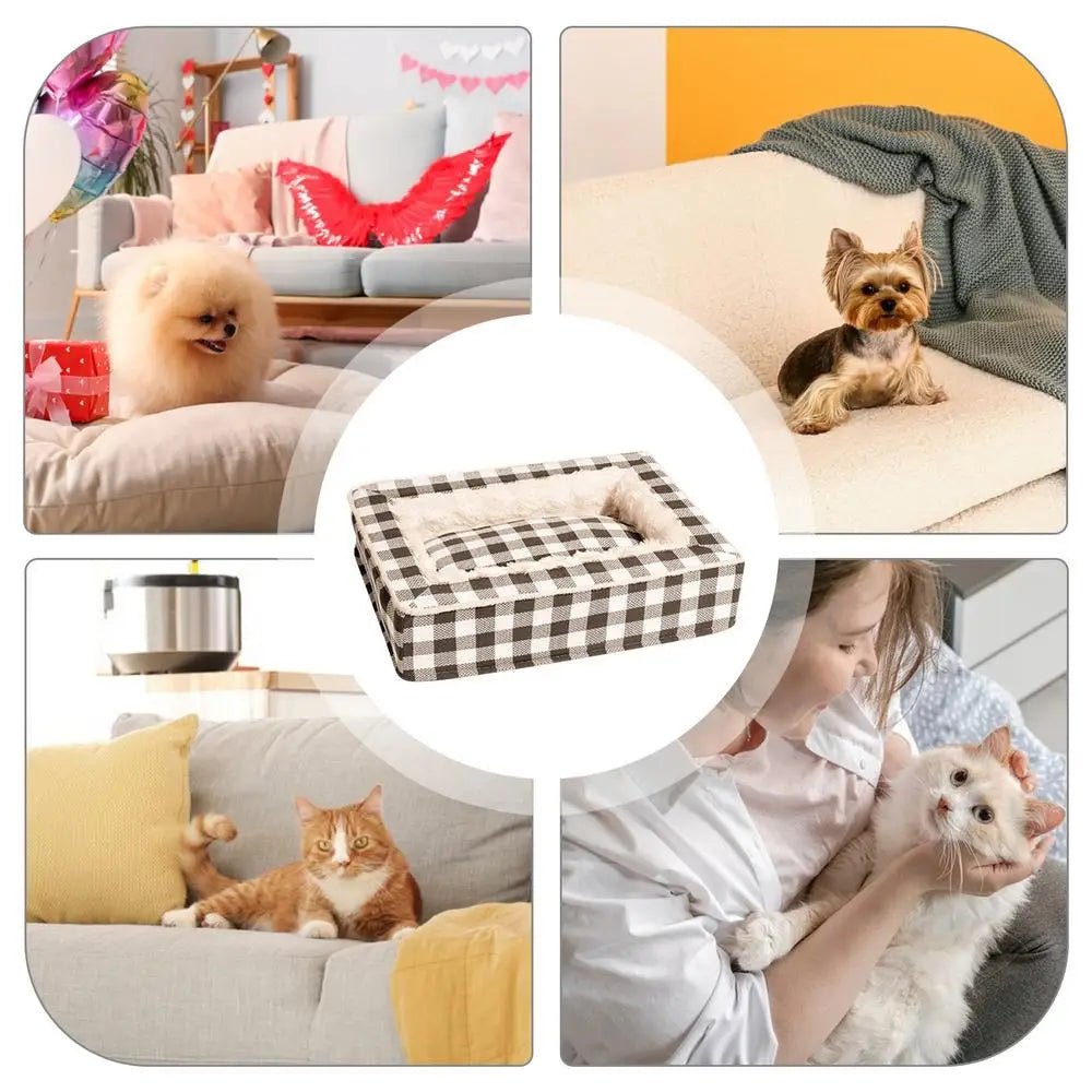 Dog Bed Pet Soft Couch Washable Dog Bed Dog Furniture Removable Dog Beds Puppy Sleeping Bed For Small Medium Large Pets