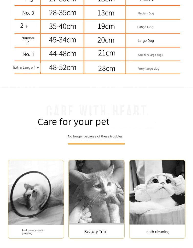 Cone for Cats or Dogs to prevent licking or biting