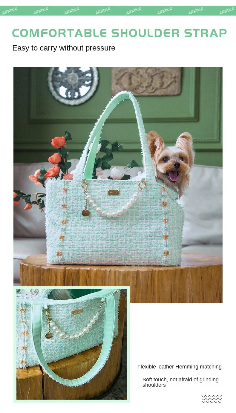 Puppy Carrier Dog Walking Bags Pets Dogs Accessories Bags Lace Mini Carrier Bag for Cat Cute Backpack Chihuahua Pet Products