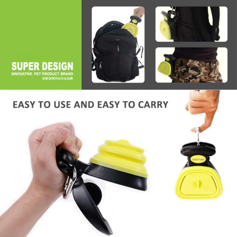 Dog Pet Travel Foldable Pooper Scooper With 1 Roll Decomposable bags Poop Scoop Clean Pick Up Excreta Cleaner