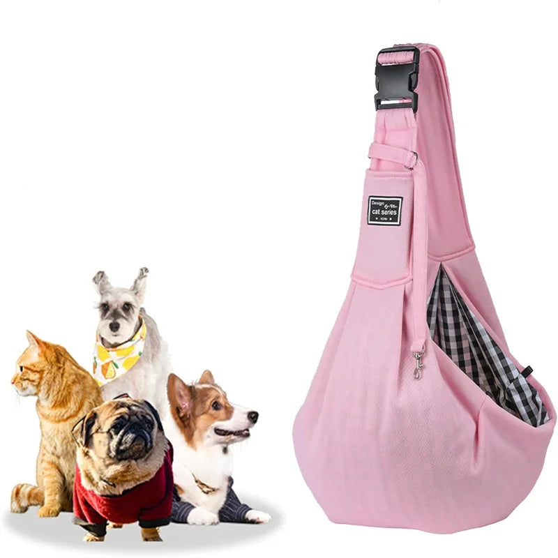 Pet Dog Carrier Bag Outdoor Travel Puppy Shoulder Bags Dogs Single Comfort Sling Handbag Tote Pouch Kitten Corgi Transport Pets