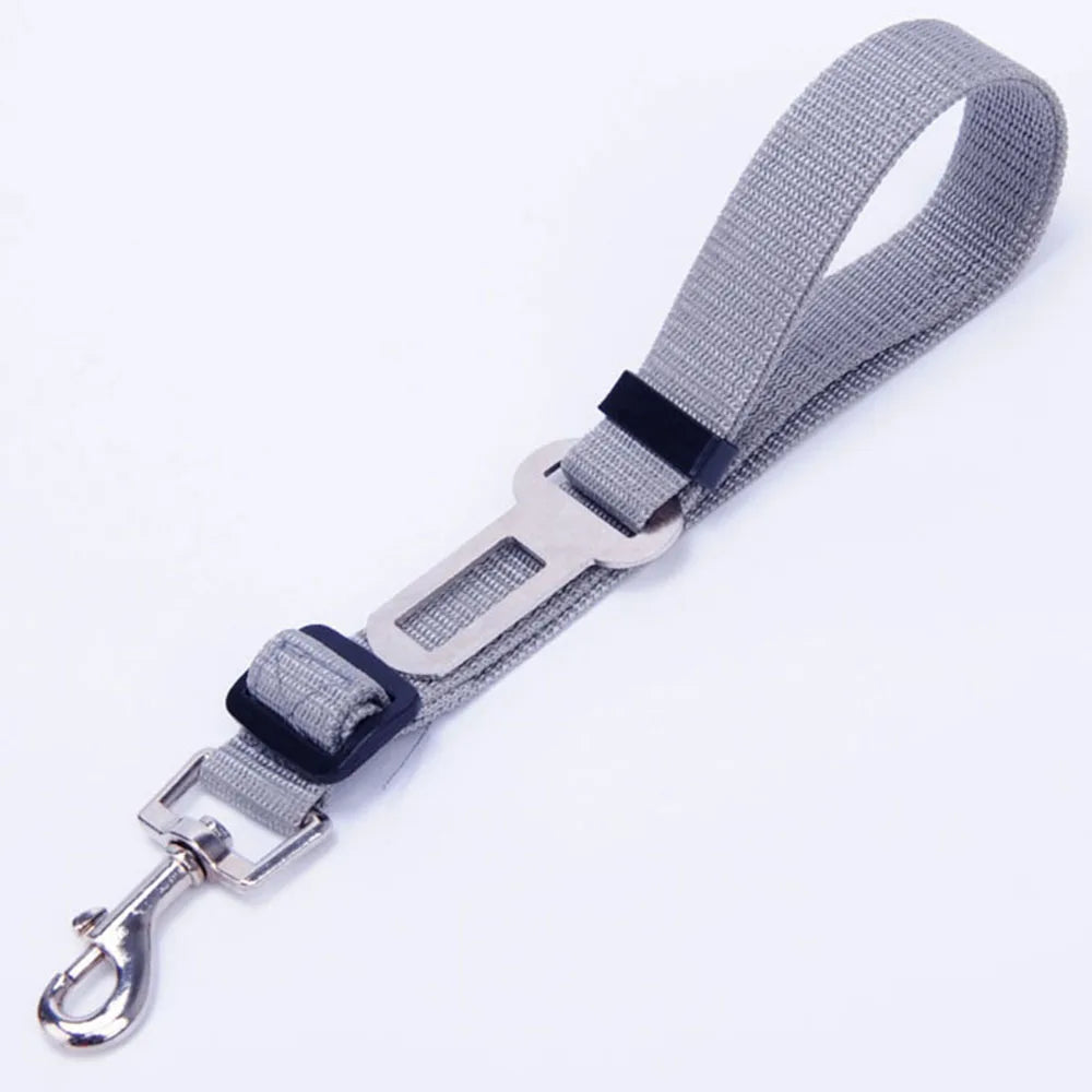 Pet Dog Car Seat Belt Retractable Buffer Elastic Reflective Safety Traction Rope Dog Leash Harness Dogs Dog Accessories Supplies