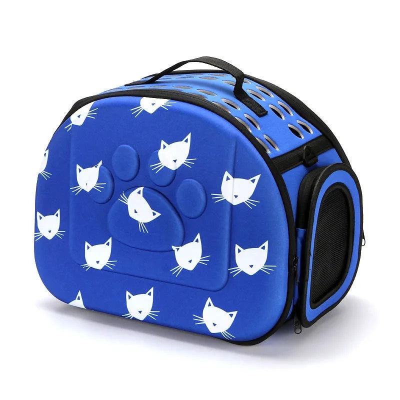 Portable Folding Breathable EVA Backpack for Pets, Cute Bag for Cats and Dogs, Outside the Household, Fashion