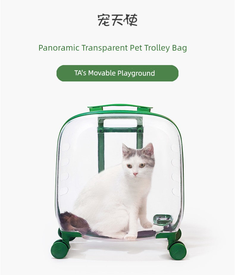 Space Capsule Trolley Large Cat Backpack Trolley Case