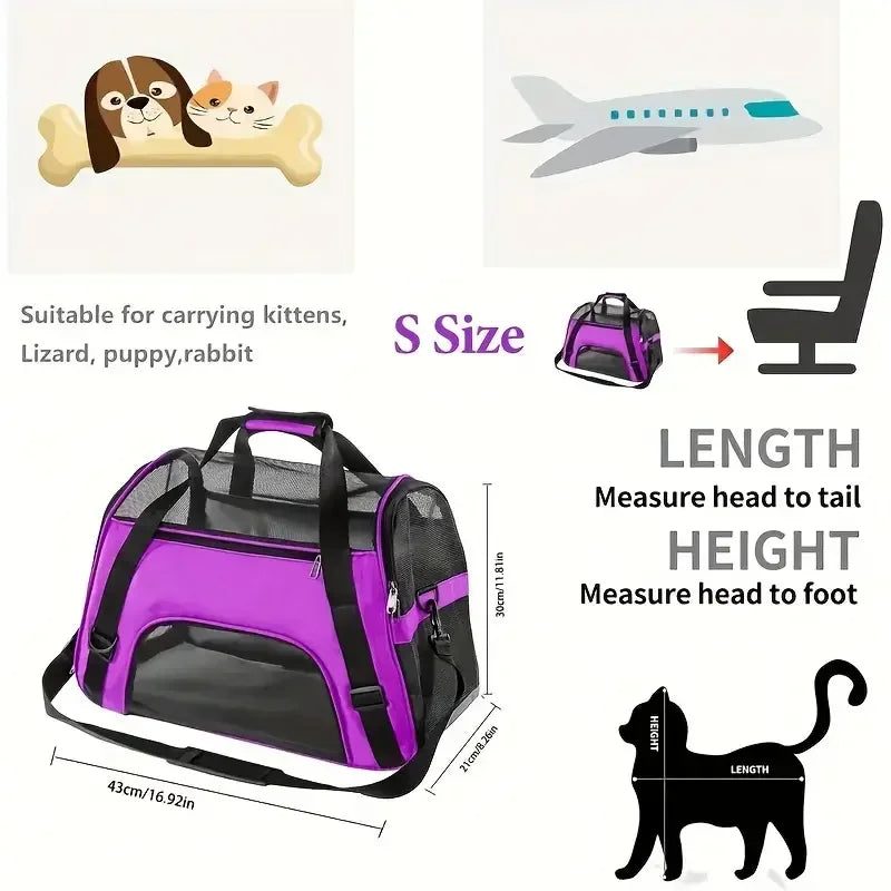 Breathable Portable Dog Cat Carrier