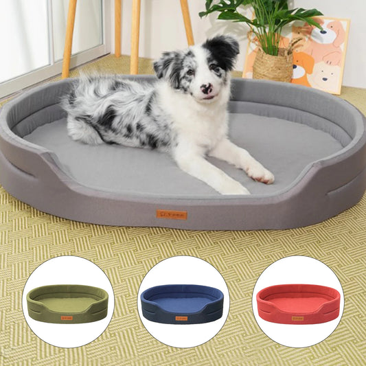 Big Dog Sofa Bed Round Cat bed Detachable Double-sided use Dog Cushion Soft Pet Basket Sofa Washable Large Dog Bed Cat Basket