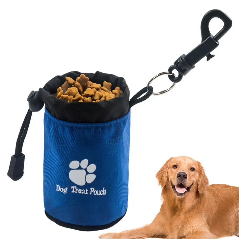 Dog Treat Training Pouch Portable Training Dog Snack Bag Waist Bag Pet Feed Pocket Walking Snack Pouch Puppy Treat Bag