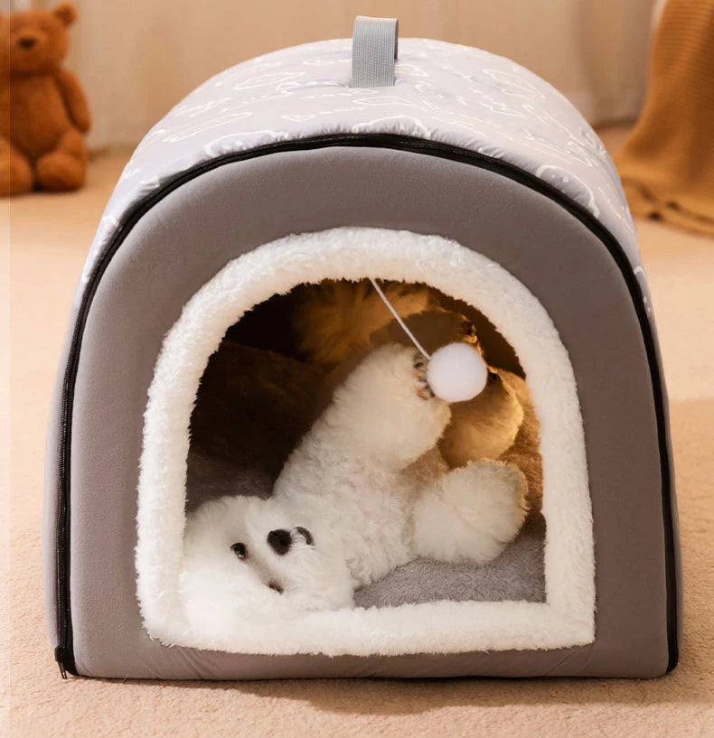 Winter Warm Pet Dog Bed for Small Medium Dogs Removable Dog Sleeping Bed Puppy Bed Kennel Dog Accessories