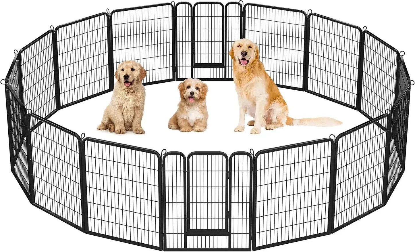 Dog Playpen Outdoor, Indoor Pen for Large/Medium/Small Dogs Animals Portable Playpen for RV Camping Garden Yard, Dog Fences