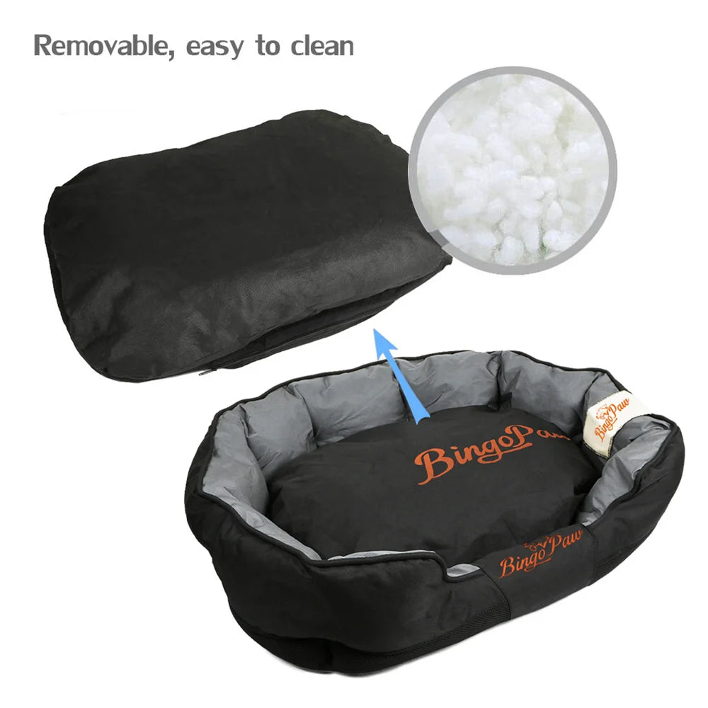 Waterproof XXL XL L Orthopedic Sofa Dog Bed Pet Mat Kennel Washable Pet Puppy Basket Cushion Removable fr Small Medium Large Dog