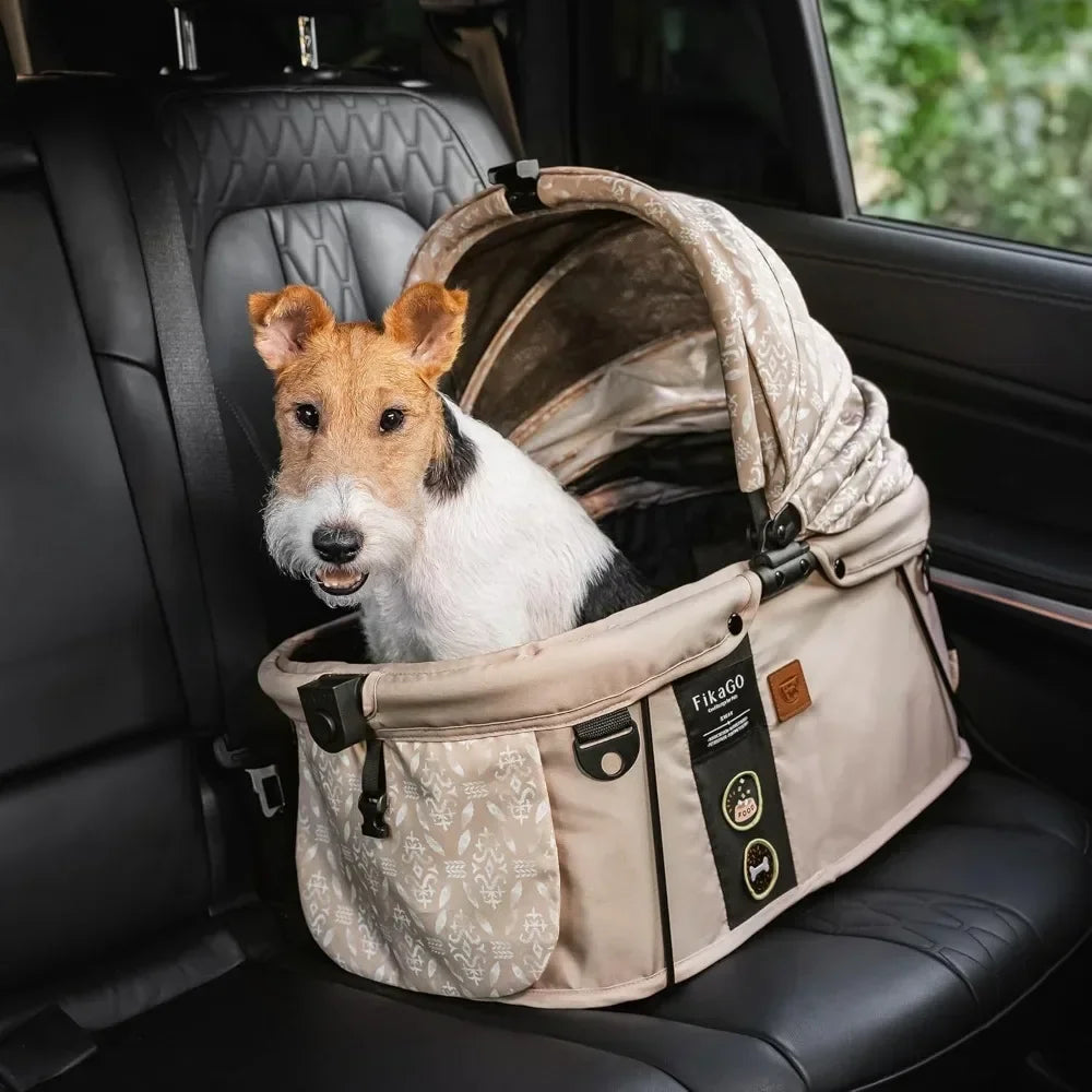 Small Dog Car Seat Carrier for Small Medium Sized Dogs Pet Booster Seat Doggy Carseat Cat Carrier Puppy Car Seat