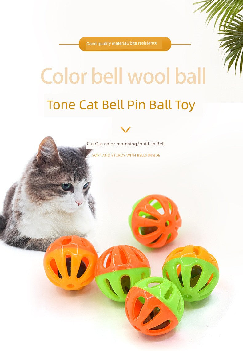 Color Plastic Sounding Toys Minimalist Pet Cat