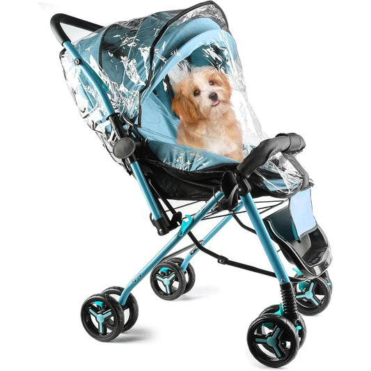 Safety Baby Pet Car Rincoat Baby Stroller Accessories Rain Cover Waterproof Cover for Small Medium Large Dogs Cats and Baby