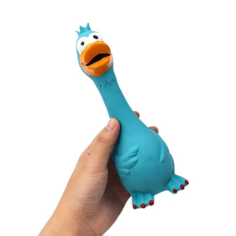 Squeaky Dog Rubber Toys Dog Latex Chew Toy Chicken Animal Bite Resistant Puppy Sound Toy Dog Supplies For Small Medium Large Dog