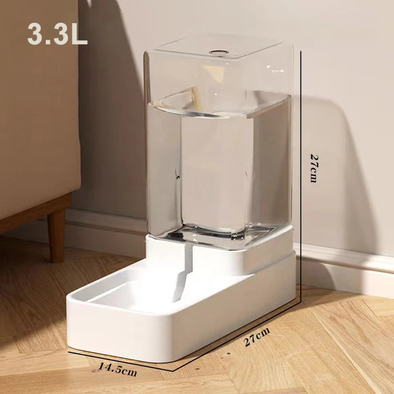 Automatic Pet Feeder Large Capacity Pet Water Dispenser for Dogs Cats Durable Cat Drinker Dog Feeder Food Storage Dispenser