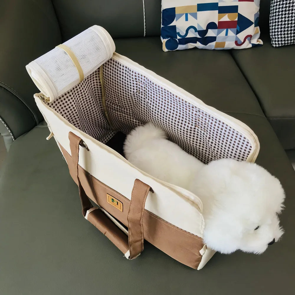 Pets Home Dog Carrier Purse,Cat Carrier, Pet Travel Portable Bag Carrier for Cat and Small Dog Home & Outdoor, Car Seat Pet