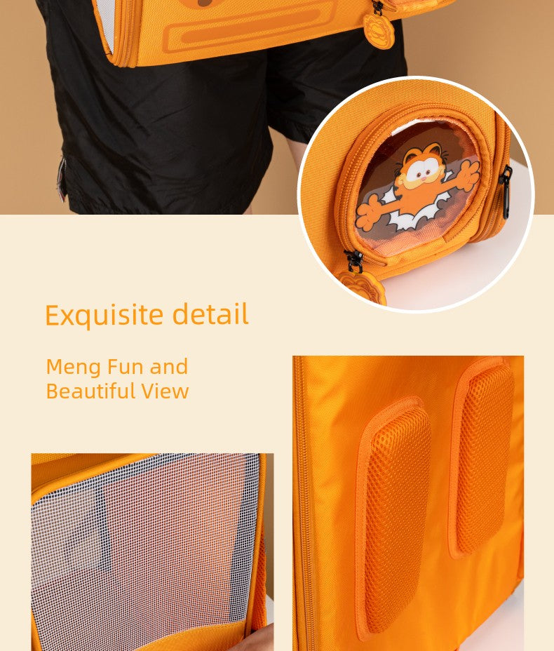 Space Capsule Pet Travel Bag Foldable Garfield