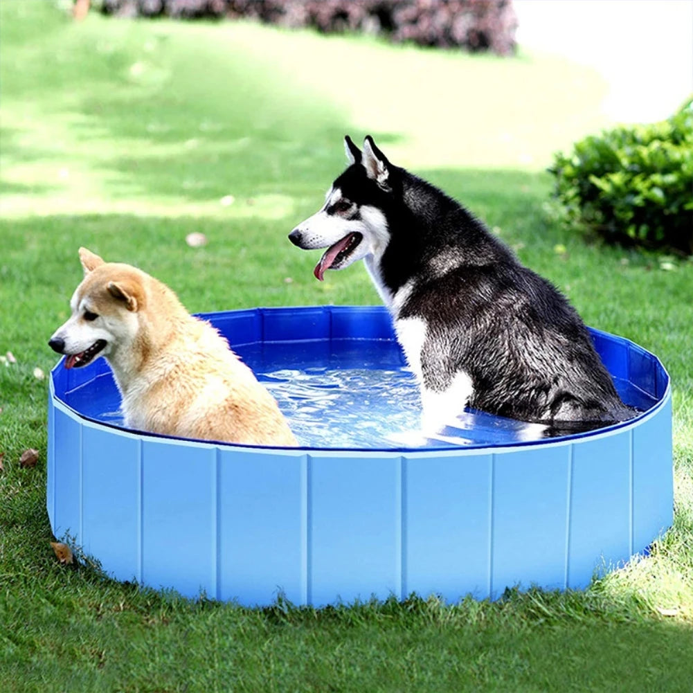 Piscina plegable para perros al aire libre, bañeras plegables portátiles para mascotas, productos para perros y gatos