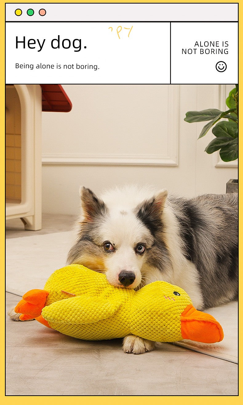 Small Yellow Duck Relieving Boredom Handy Gadget Corgi Pet Dog Dog