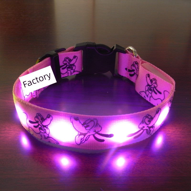 LED Luminous USB Charging Small and Medium-Sized Dogs Pet Dog