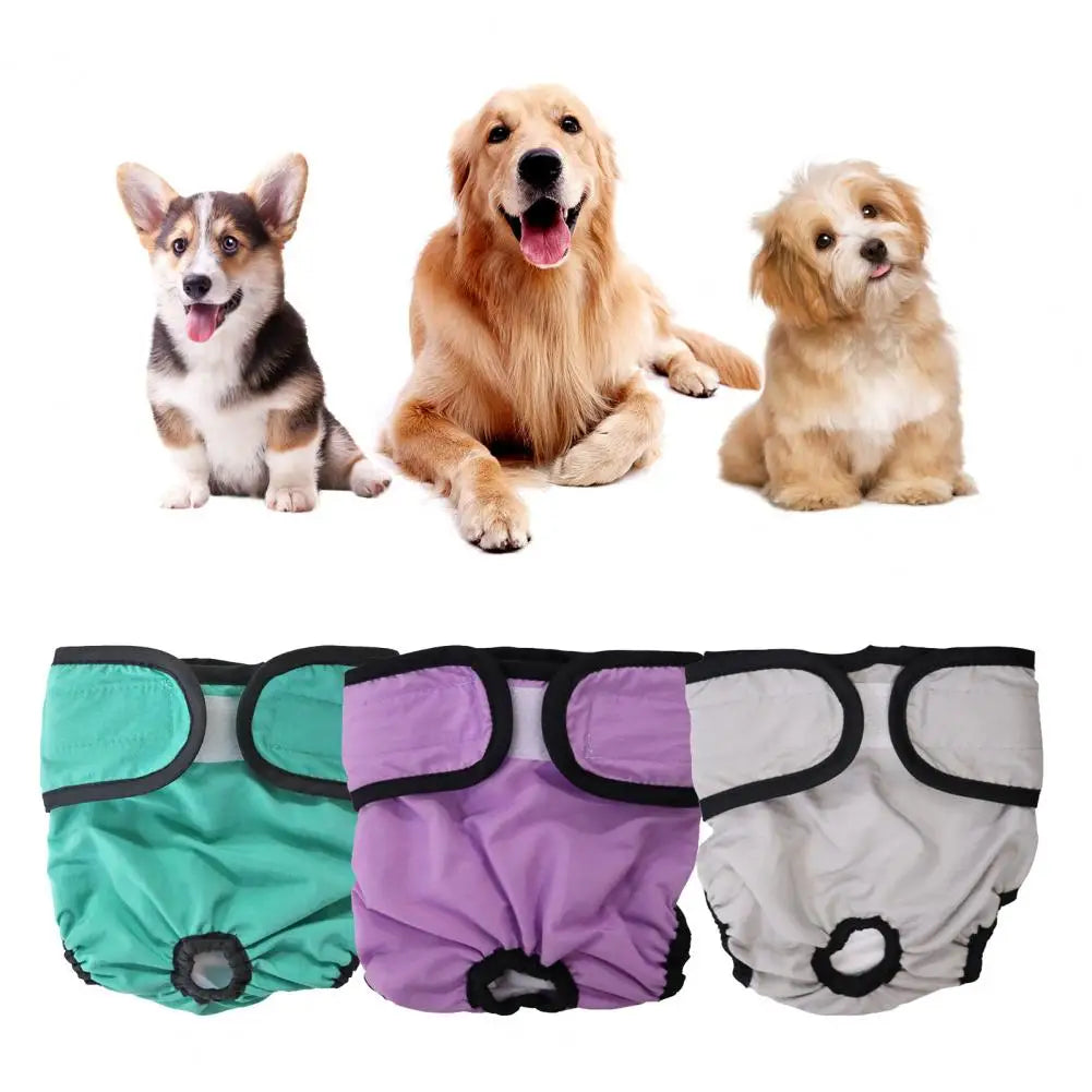 Dog Washable Physiological Pants Male Dog Washable Cotton Crotch Dog Menstrual Pants Pet Physiological Pants Sanitary Diaper