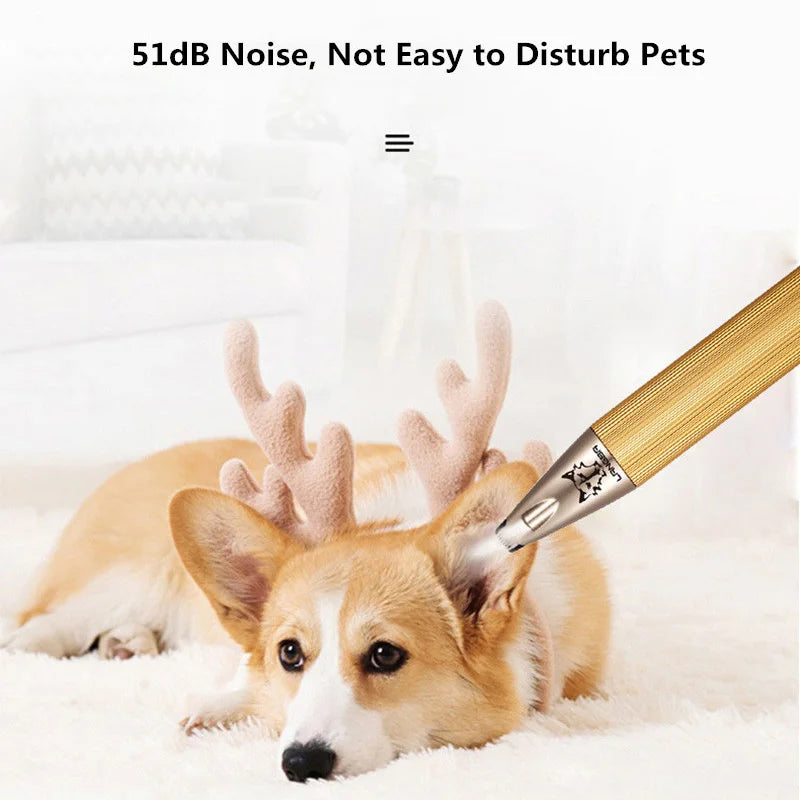 Aluminum Alloy  Clipper Rechargeable Pet Foot Hair Trimmer For Dog/Cats Grooming and Care Electric Hair Cutting Machine 2 Colors