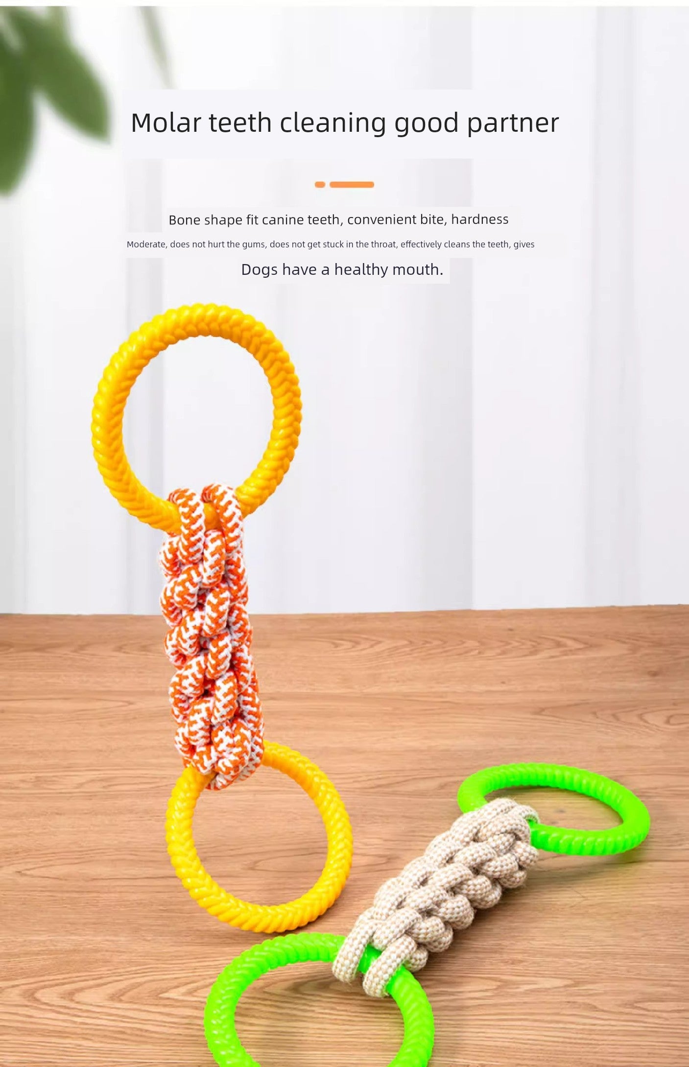 Rubber Ring Interactive Dog Toy