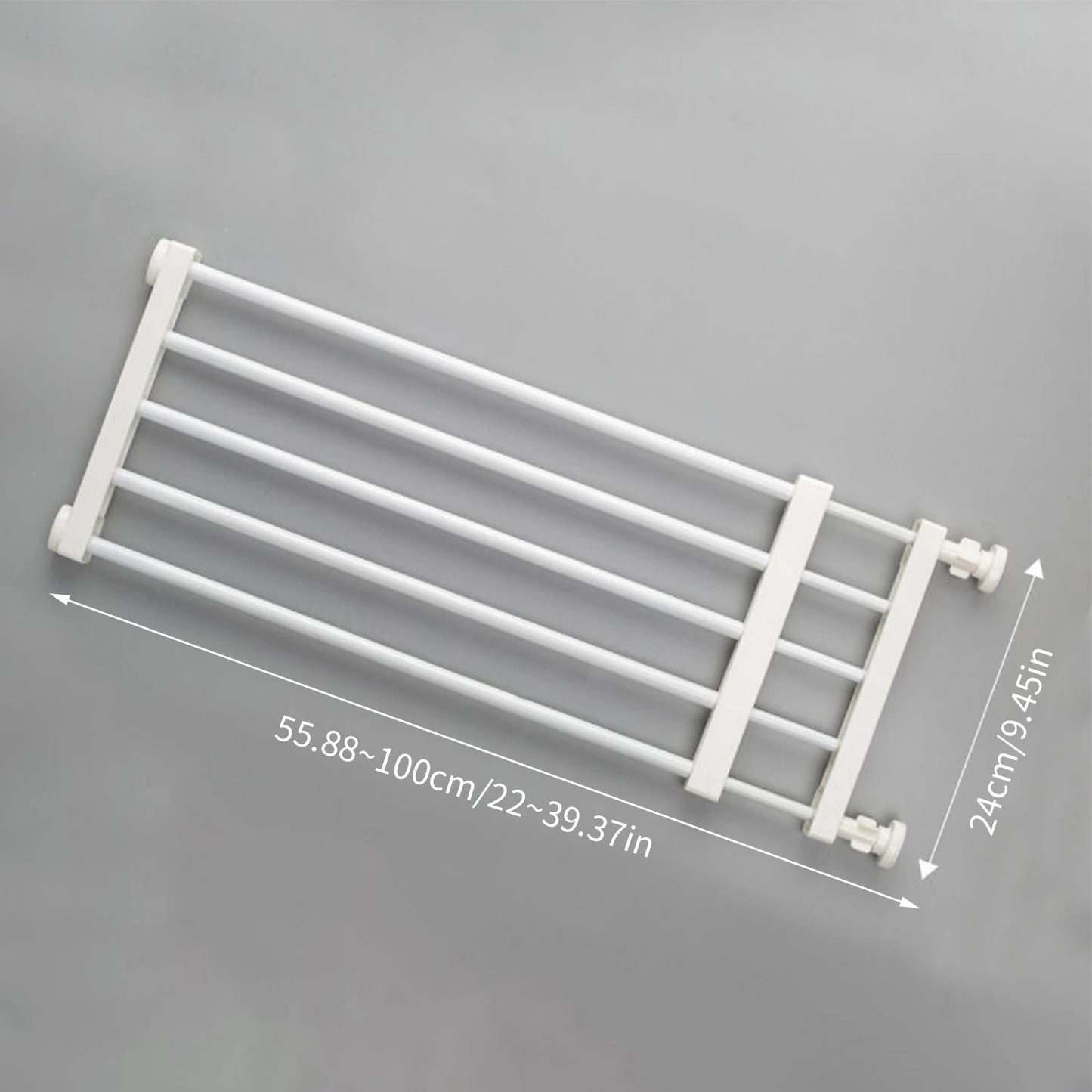 Household Pet Railing Isolation Door Anti-blocking Cat Dog Fence Indoor Cage Small Medium Pets Length 55.8-100cm Width 24cm