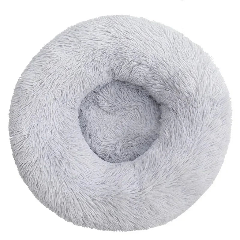 Round Cat Beds House Soft Long Plush Best Pet Dog Bed For Dogs Basket Pet Products Cushion Cat Bed Cat Mat Animals Sleeping Sofa