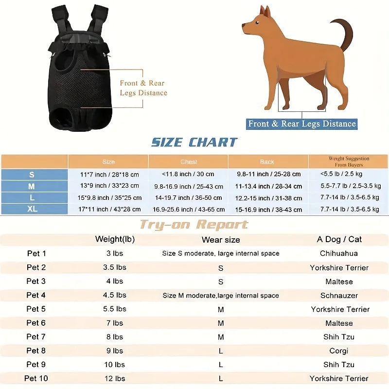 1pc,Cat and Dog Pet Backpack, Cat and Dog Travel Pet Bag, Breathable Shoulder  Portable Bag, Pet Supplies