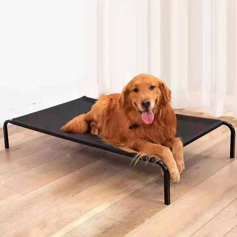 Cama elevada para perros, camas plegables para acampar para mascotas, casa para gatos, portátil, extraíble, lavable, perrera para perros para las cuatro estaciones, accesorios para cachorros