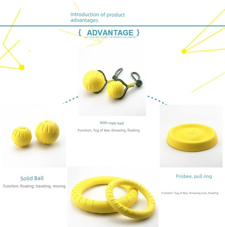 Toy Ball Stretch Pull Ring Toy for Dogs