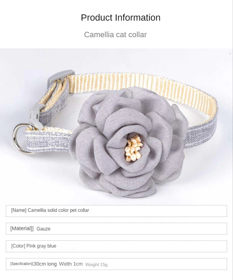 Collier réglable pour animaux de compagnie, joli nœud, collier durable pour chat, collier pour chaton, collier pour chat, chiot, bouton de sécurité, fournitures cadeaux pour animaux de compagnie