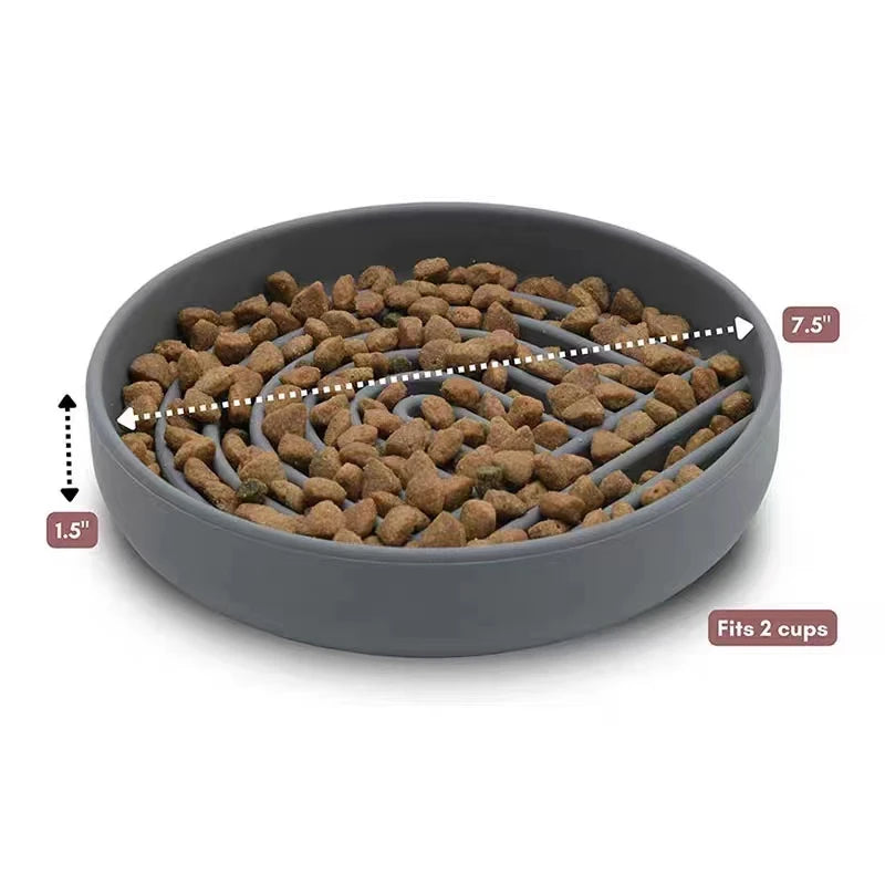 Silicone Dog Lick Mat for Dogs Pet Slow Food Plate Non-sliping  Pet Sucker Food Training Feeder Dog Cat Food Bowl Pet Supplies