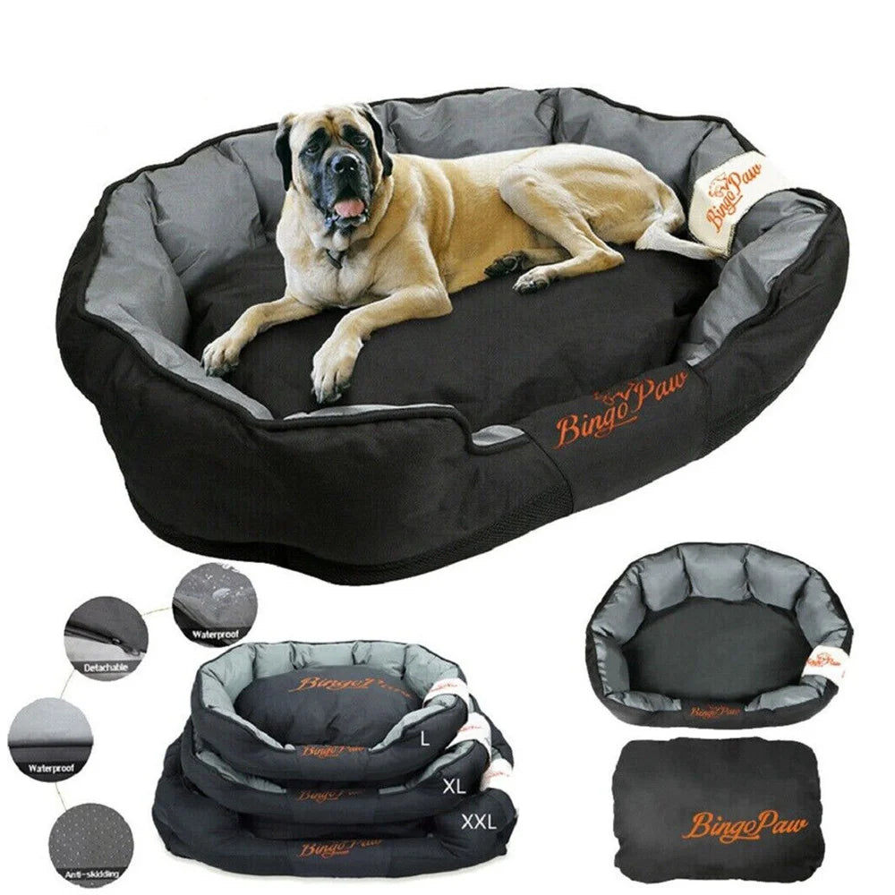 Waterproof XXL XL L Orthopedic Sofa Dog Bed Pet Mat Kennel Washable Pet Puppy Basket Cushion Removable fr Small Medium Large Dog