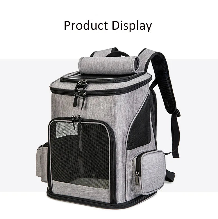 Astronaut Expandable Pet Backpack, Portable, Foldable, Transport, Travel Bag, Breathable Space Capsule, Cat & Dog Puppy Carrier