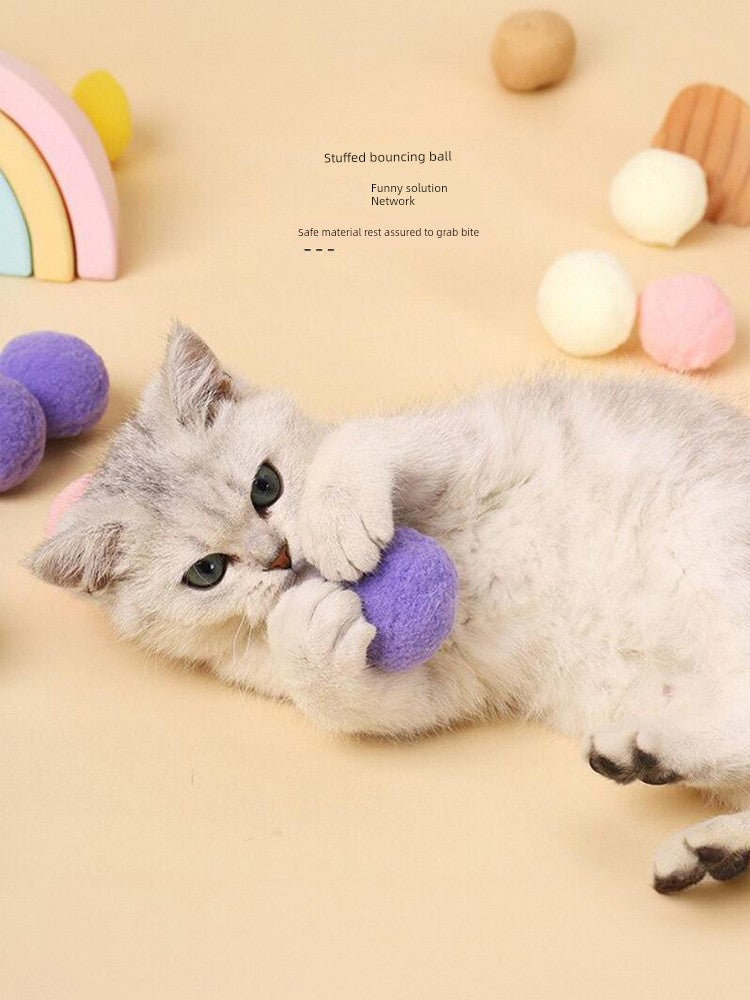 6cm Macaron Double Color Ball Large Scratch-Resistant Cat