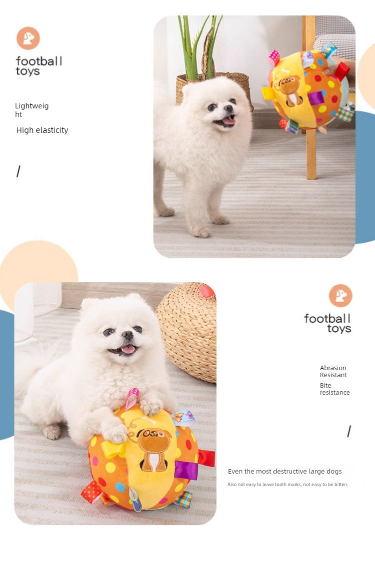 Vocal Toy Ball Pomeranian/Bichon Frise Self-Hi Relieving Stuffy Dog