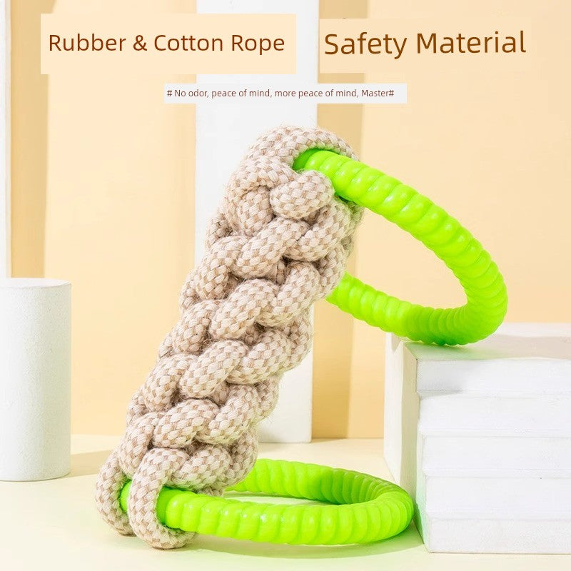 Rubber Ring Interactive Dog Toy