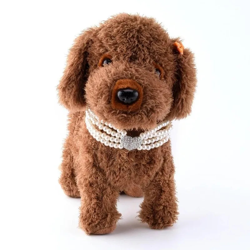 Pet Collar Puppy Cat Small Dog Jewelry Necklace Party Pearl Collar Pet Accessories  ошейник для собак