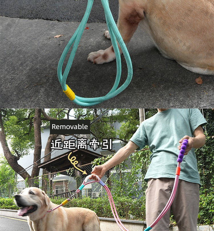 Double-Layer Large Dog Harness Pull-Resistant Explosion-Proof