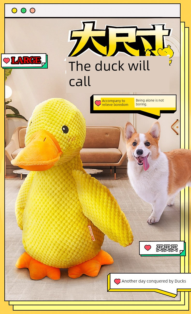 Small Yellow Duck Relieving Boredom Handy Gadget Corgi Pet Dog Dog