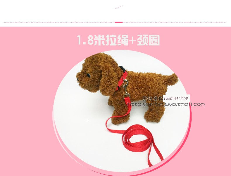 Collar Small and Medium-Sized Dogs Dog Hand Holding Rope